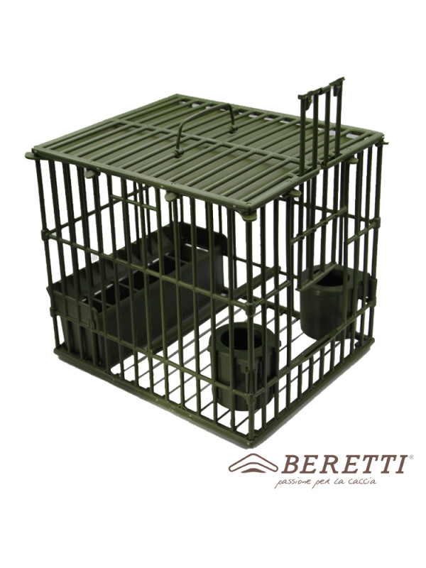 Gabbia tordo coperta fondo inox